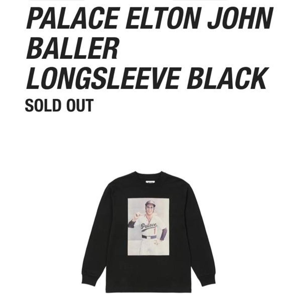 Palace x Elton John - 'Baller' long sleeve... - Depop