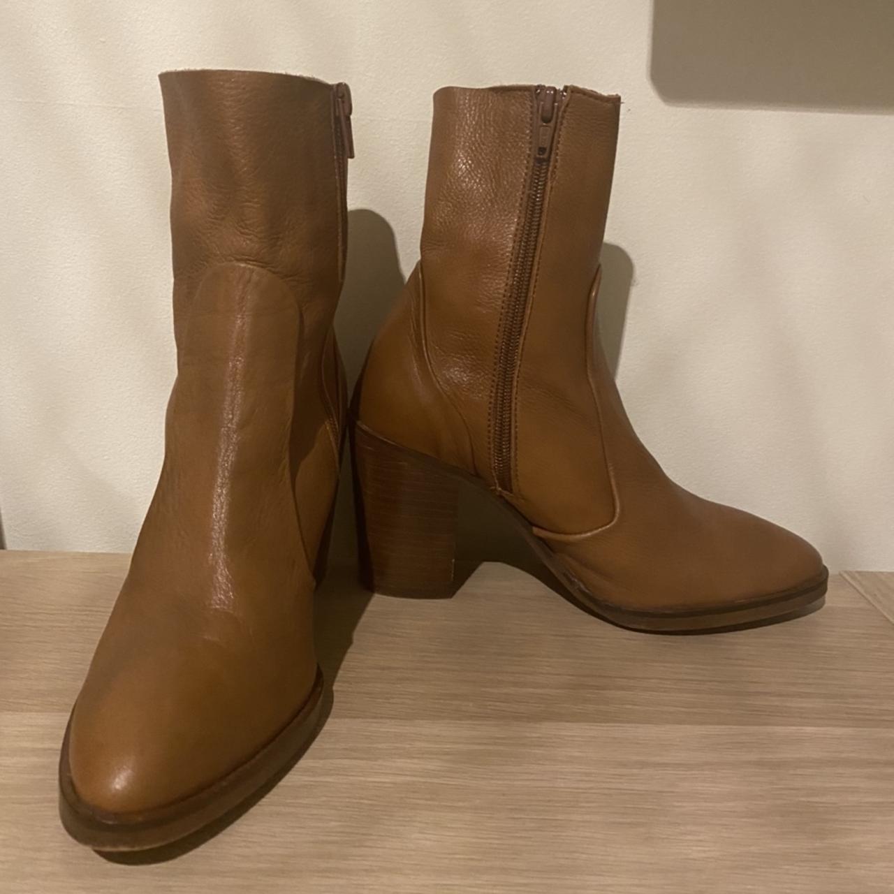 topshop tan boots