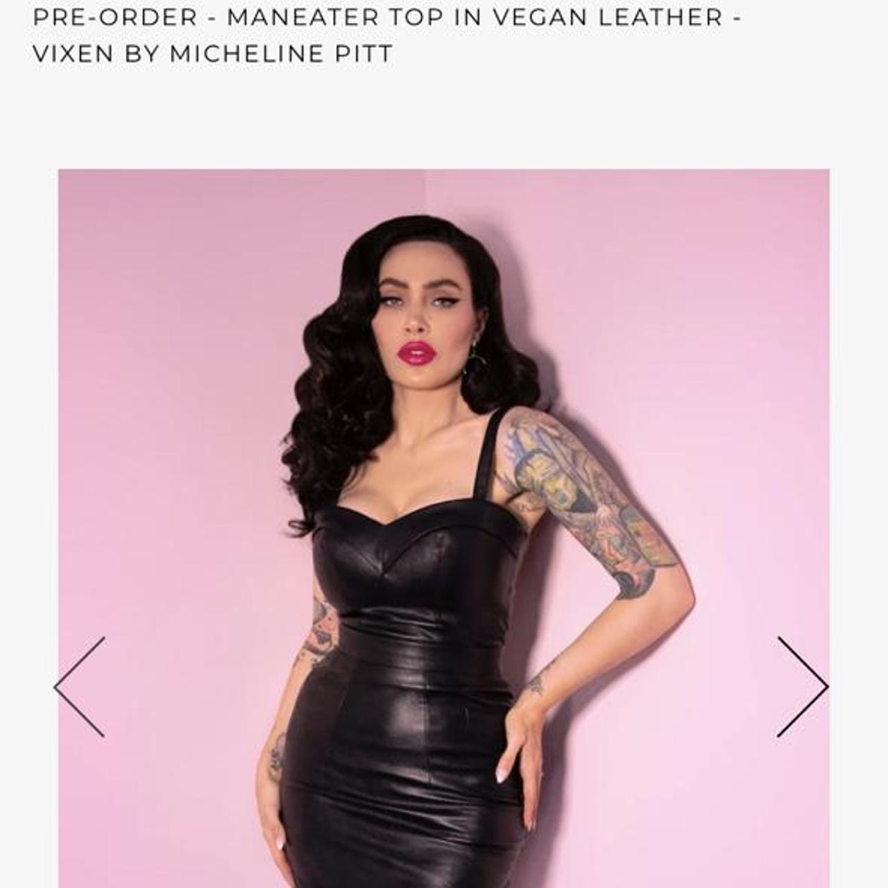 Vixen Faux-Leather Dress