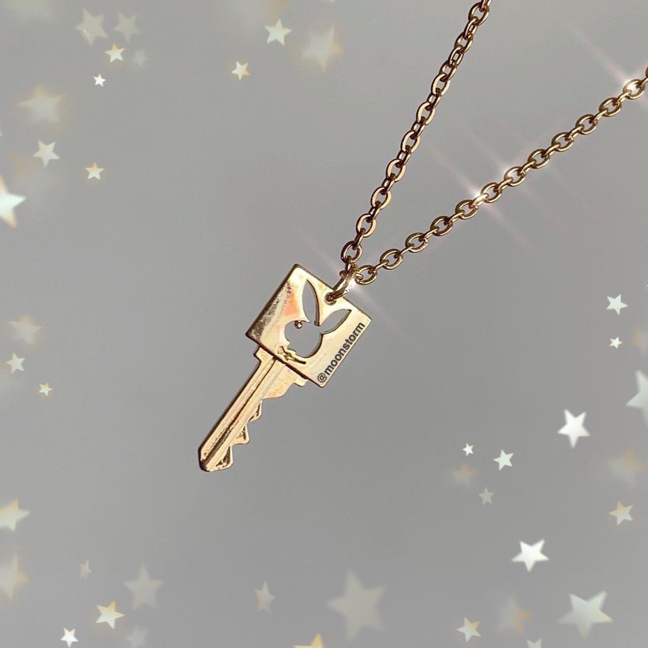 NEW Playboy gold key necklace 🐰🔑 It's so cute on | Depop