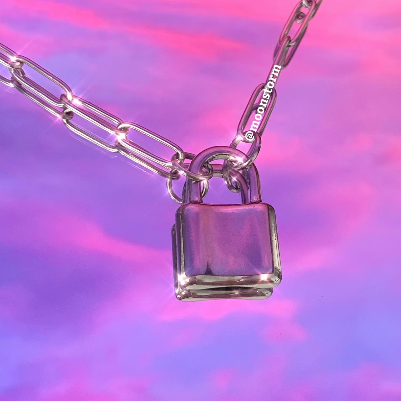 NEW paper clip lock necklace 🔒 ｡･*･ﾟ★ It's the... Depop
