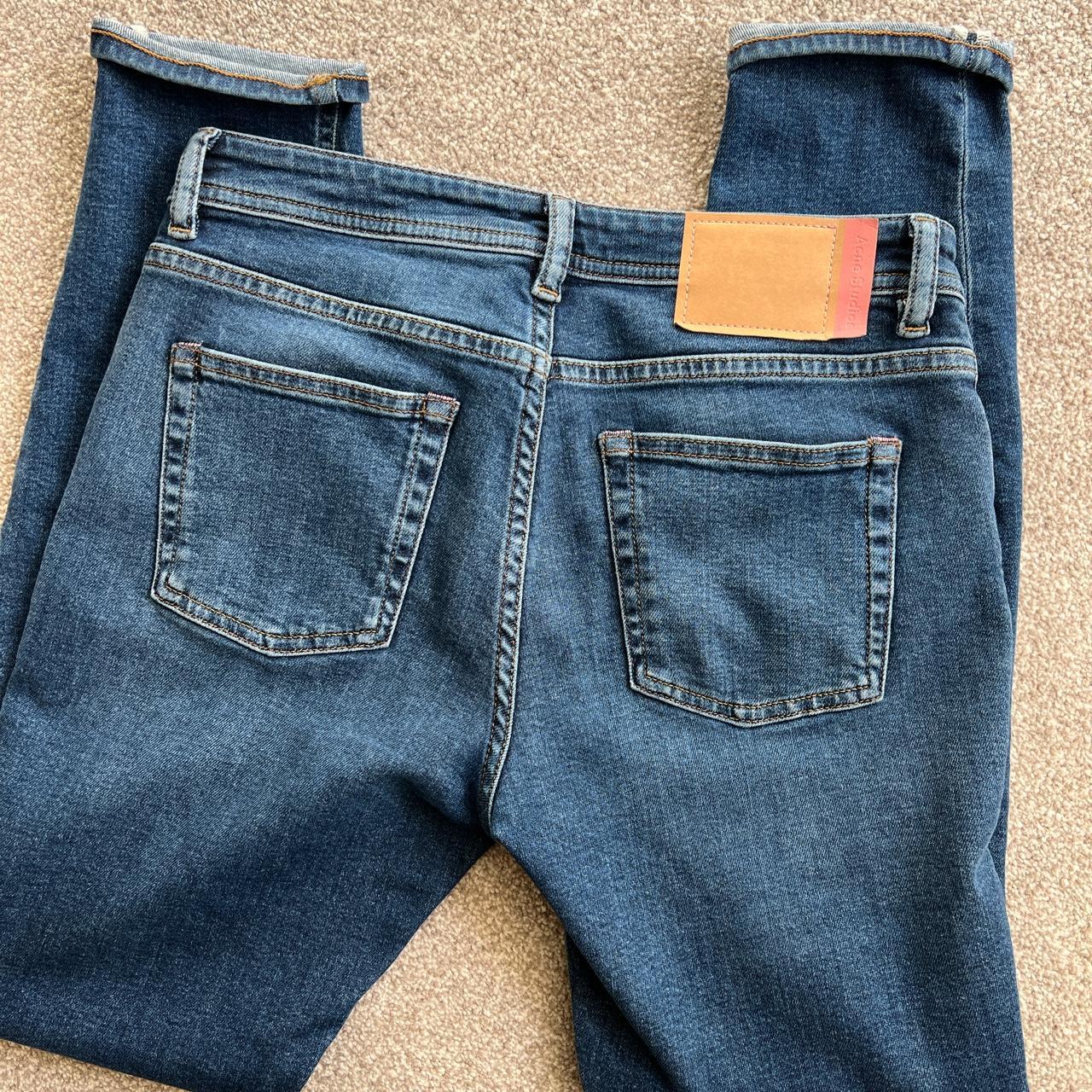 Acne studios blue denim jeans Like new - worn... - Depop