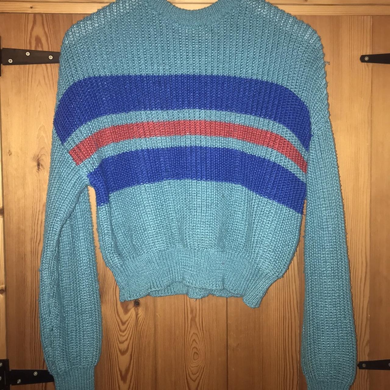 pull-and-bear-knitted-cropped-jumper-size-small-depop