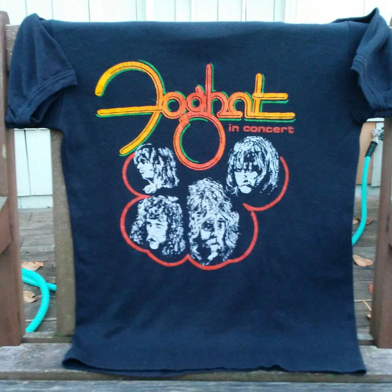 Vintage Foghat 1970s concert t shirt jersey. Rock... - Depop