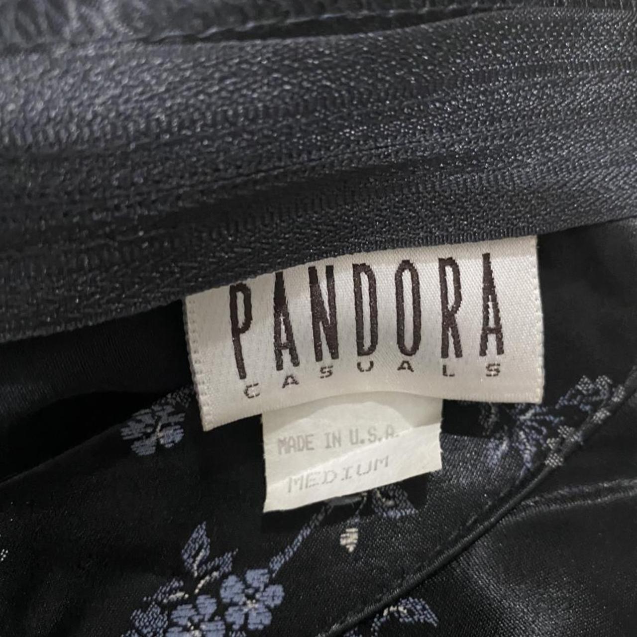 PANDORA Women's Black and Blue Dress (4)