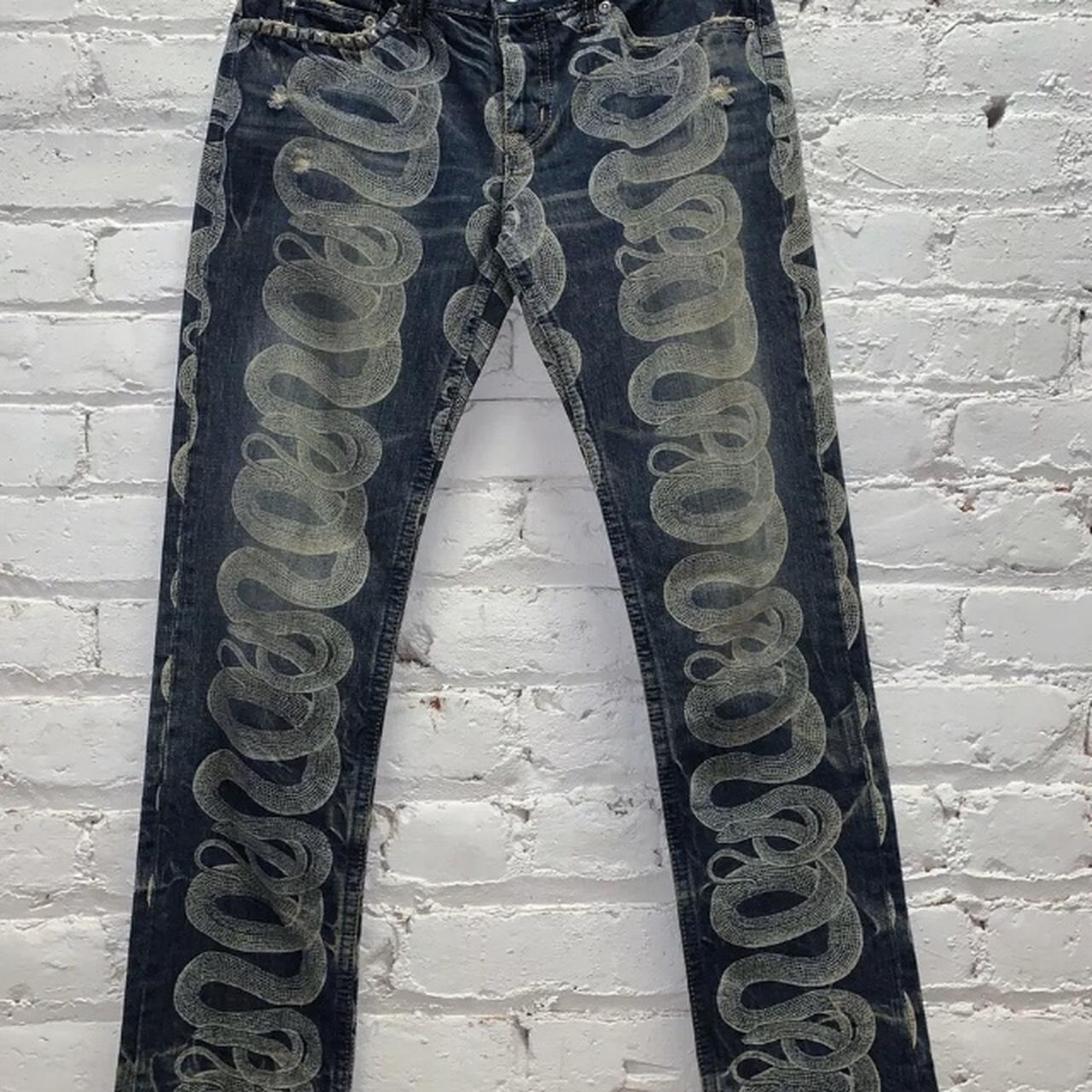 Archive Hysterics Glamour Snake Denim, size L in...