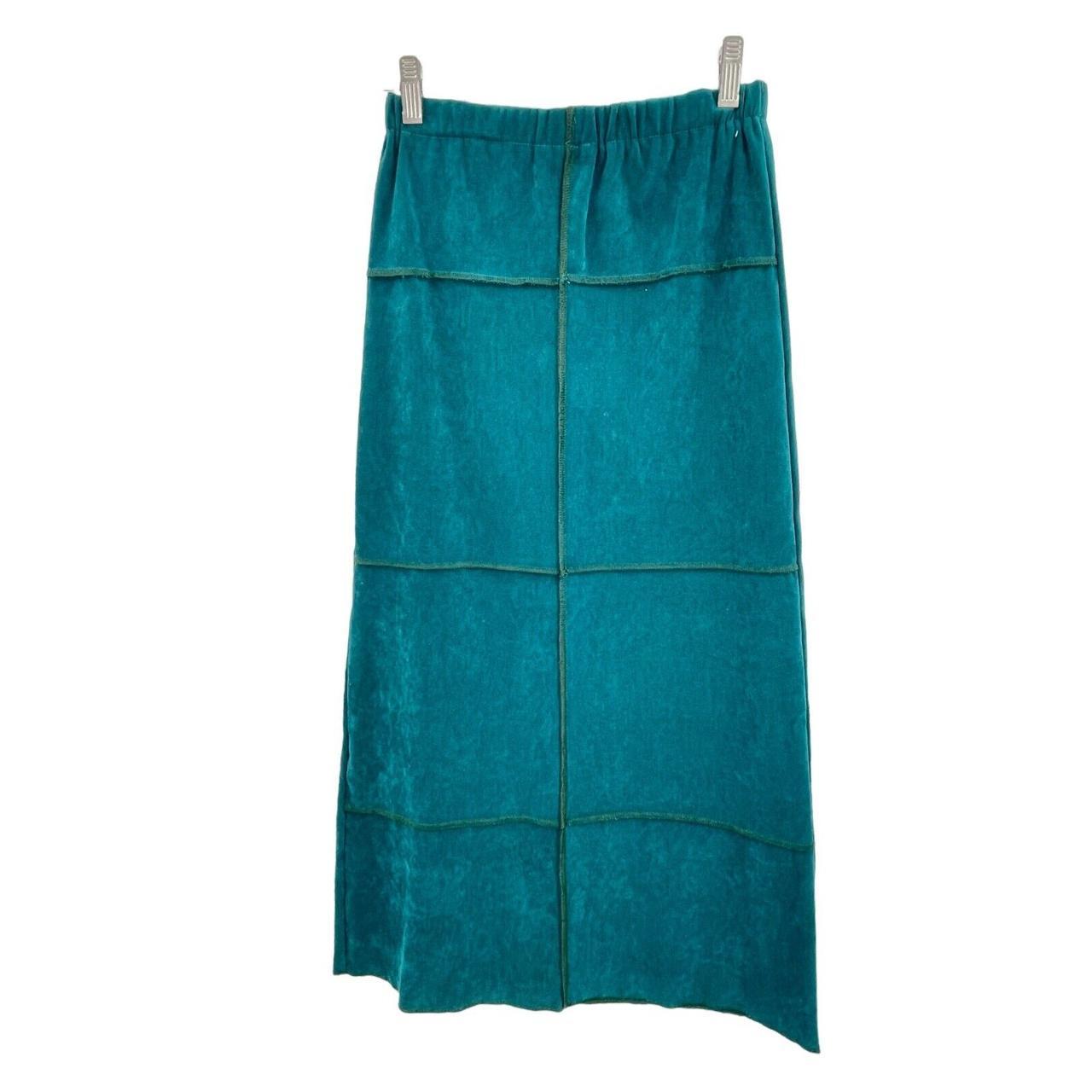 Faux suede green clearance skirt