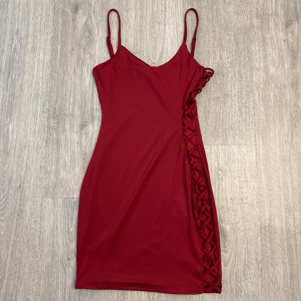 LEMON LUNAR RED DRESS (SMALL) WORN ONCE