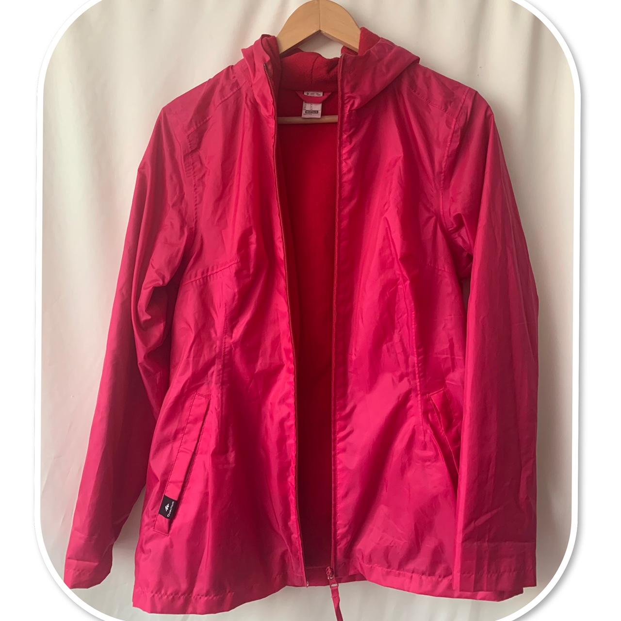 Stunning Quechua Hot pink Rain Coat by Decathlon As... Depop