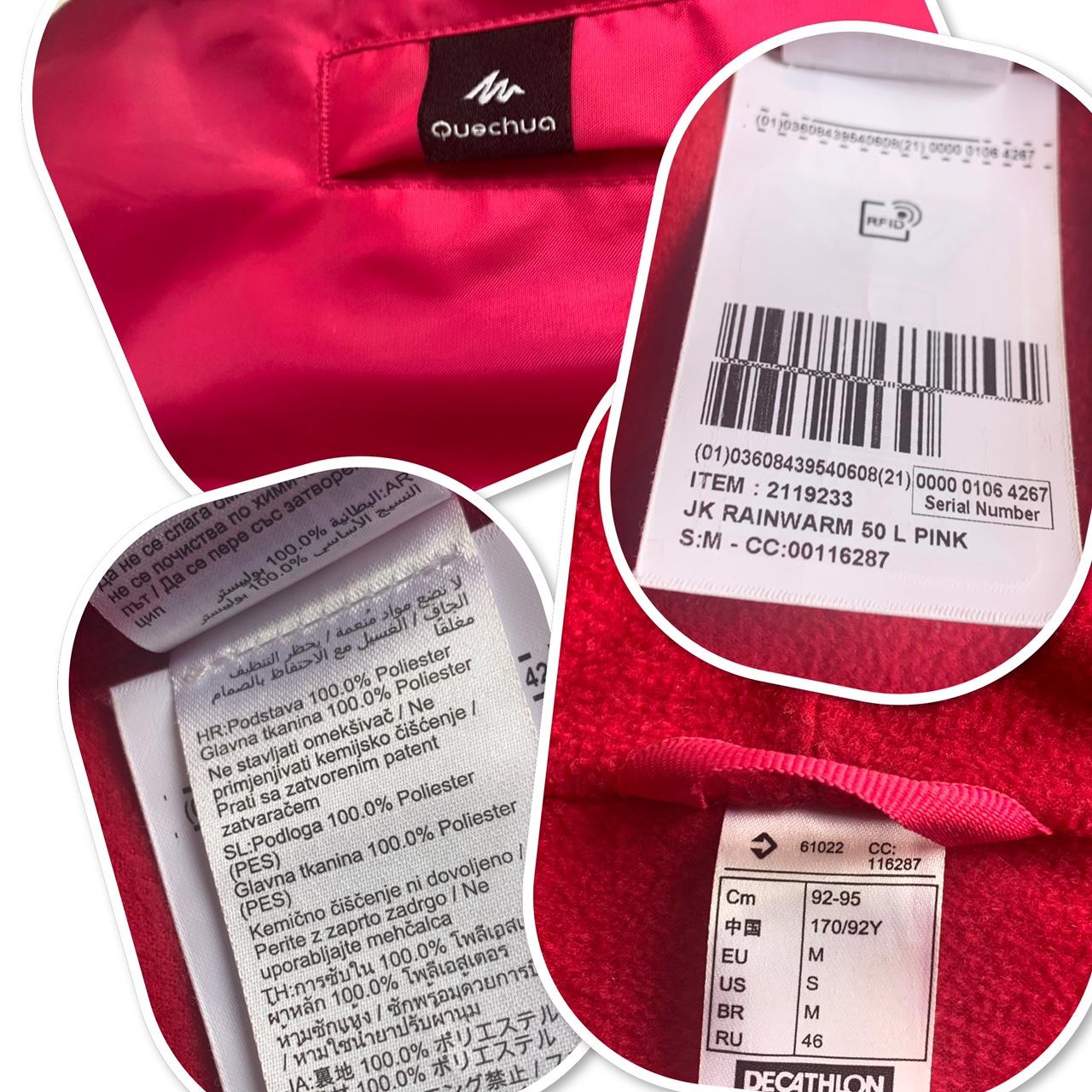 Stunning Quechua Hot pink Rain Coat by Decathlon As... Depop