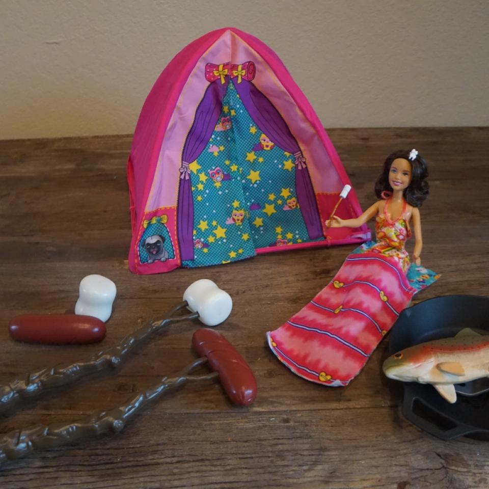 Barbie campfire online set