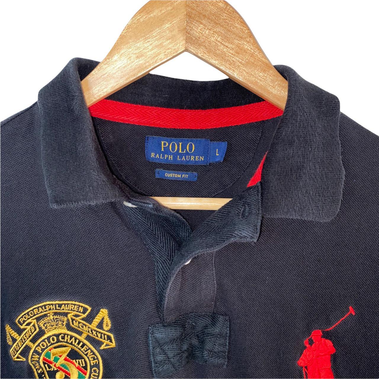 Polo Ralph Lauren Men's Black and Red Polo-shirts | Depop