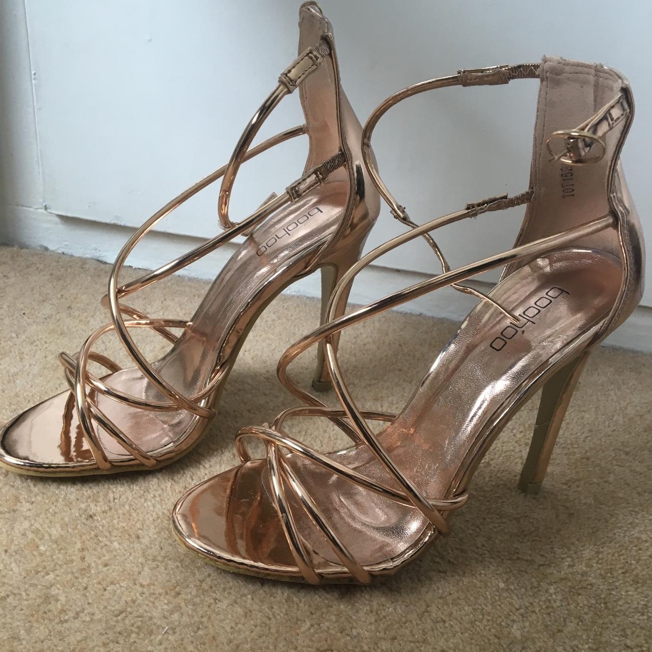 Rose gold store pumps size 11