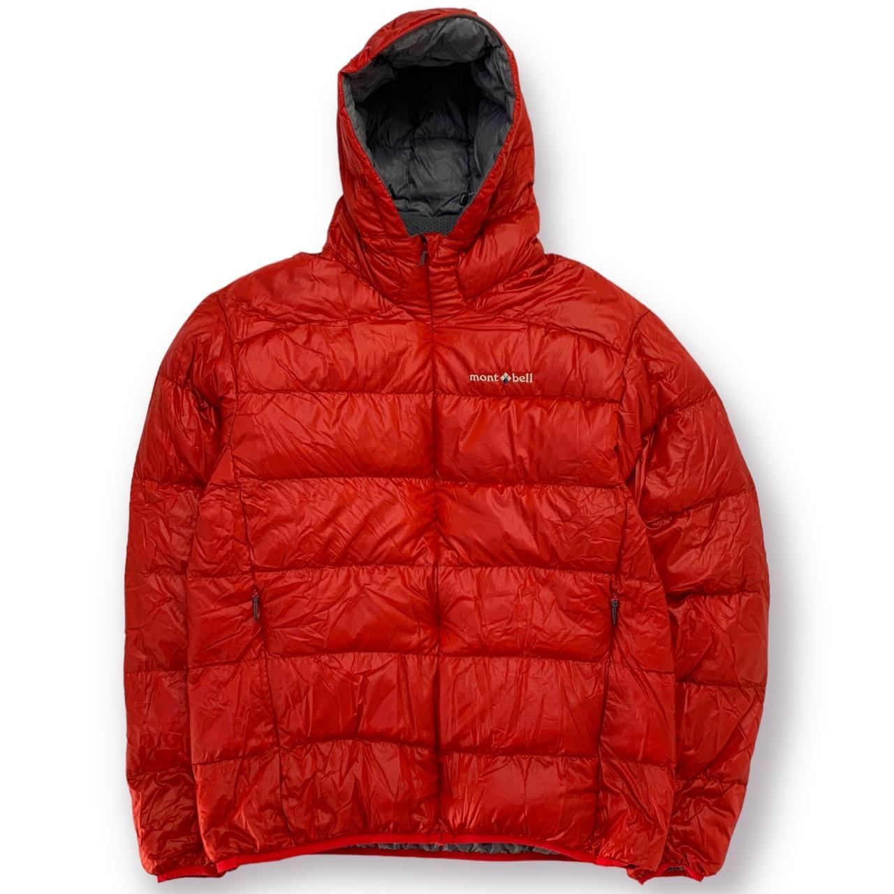 Montbell Puffer Size M Red montbell glossy hooded... - Depop