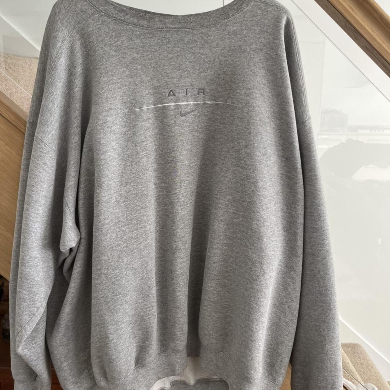 Nike Men's Grey Jumper | Depop