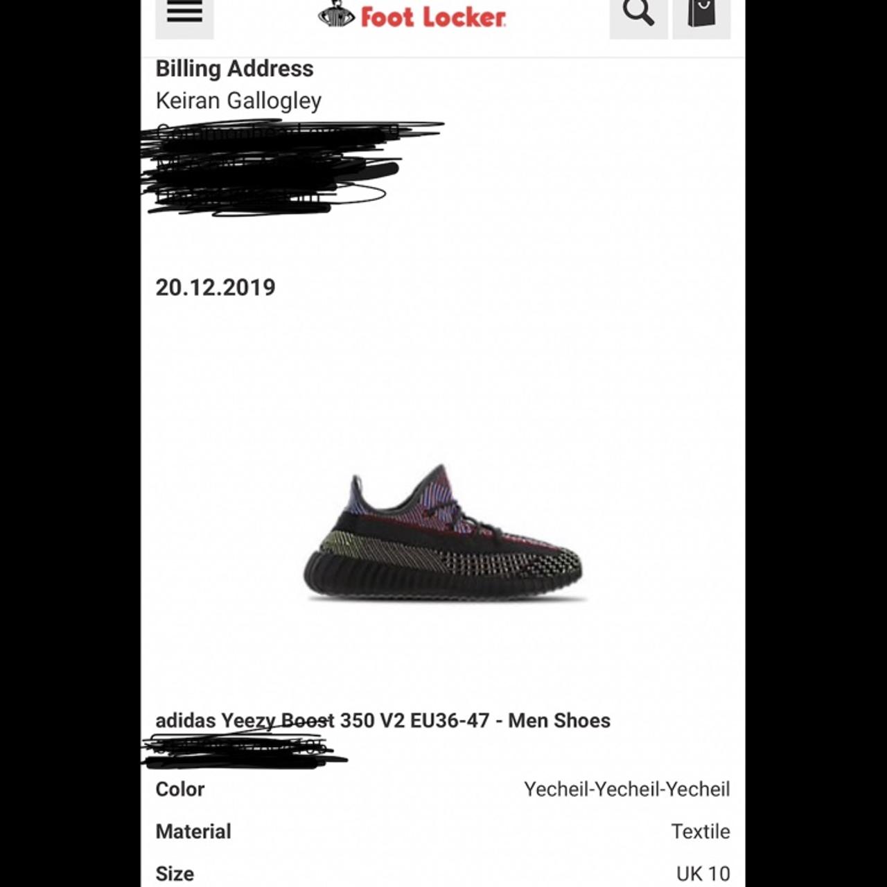 Adidas yeezy boost 2024 350 yecheil foot locker