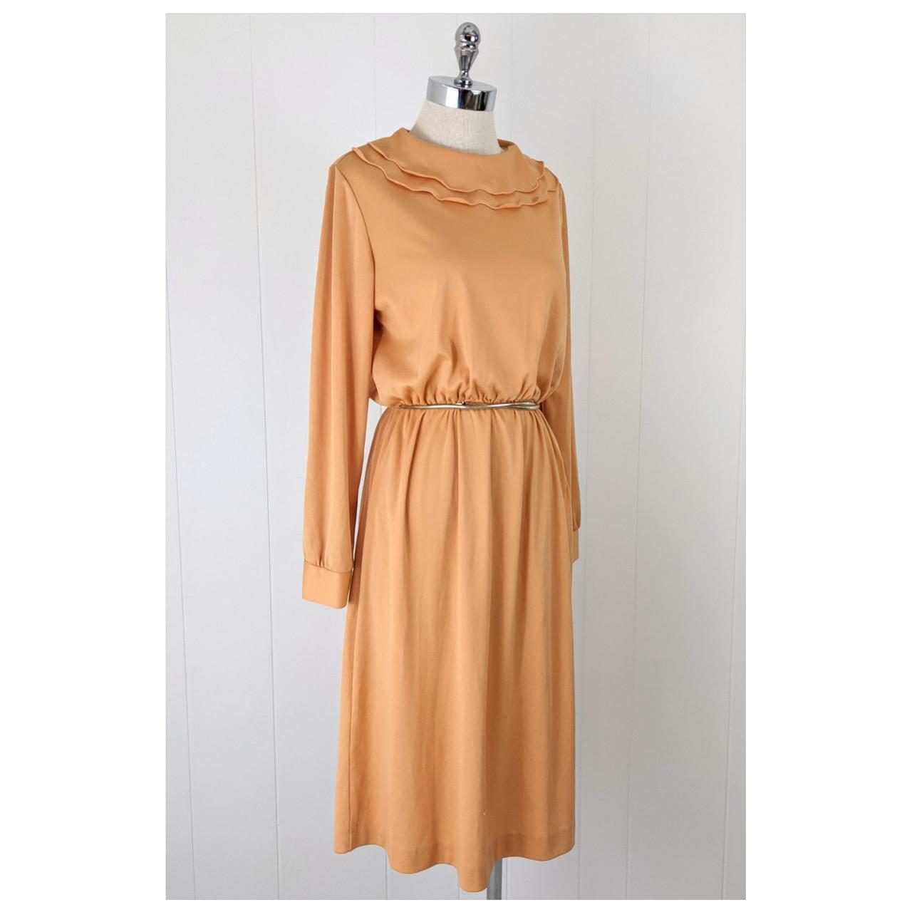 JCPenney Women's Orange Dress Depop