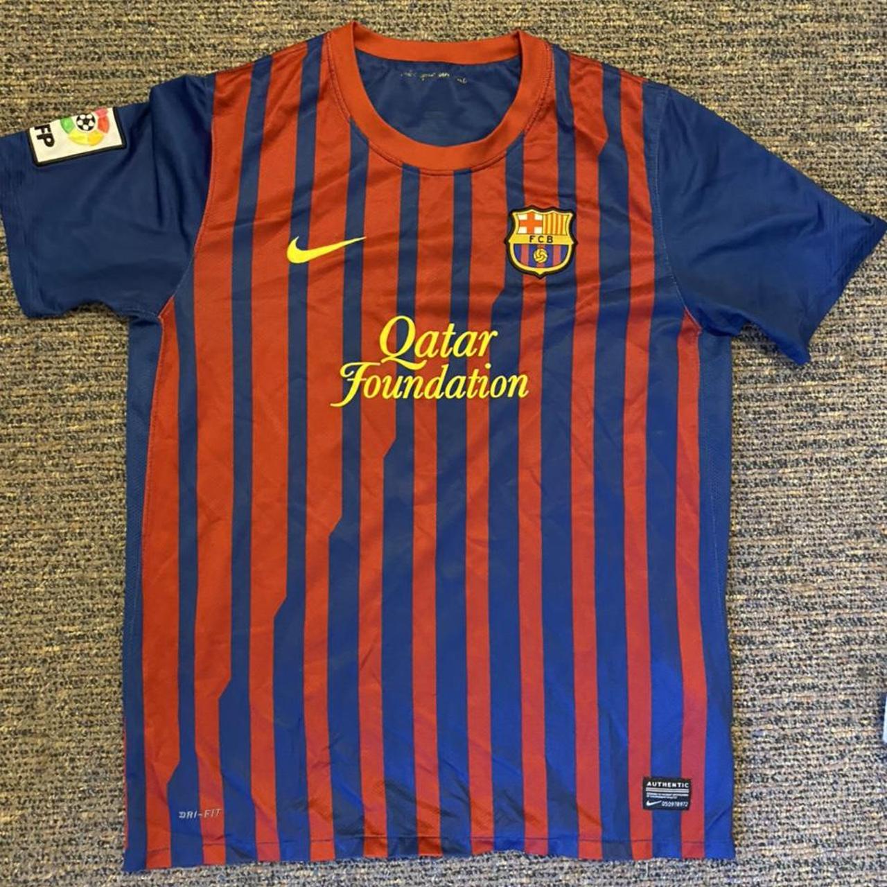 FC Barcelona 2011/12 Home jersey excellent... - Depop