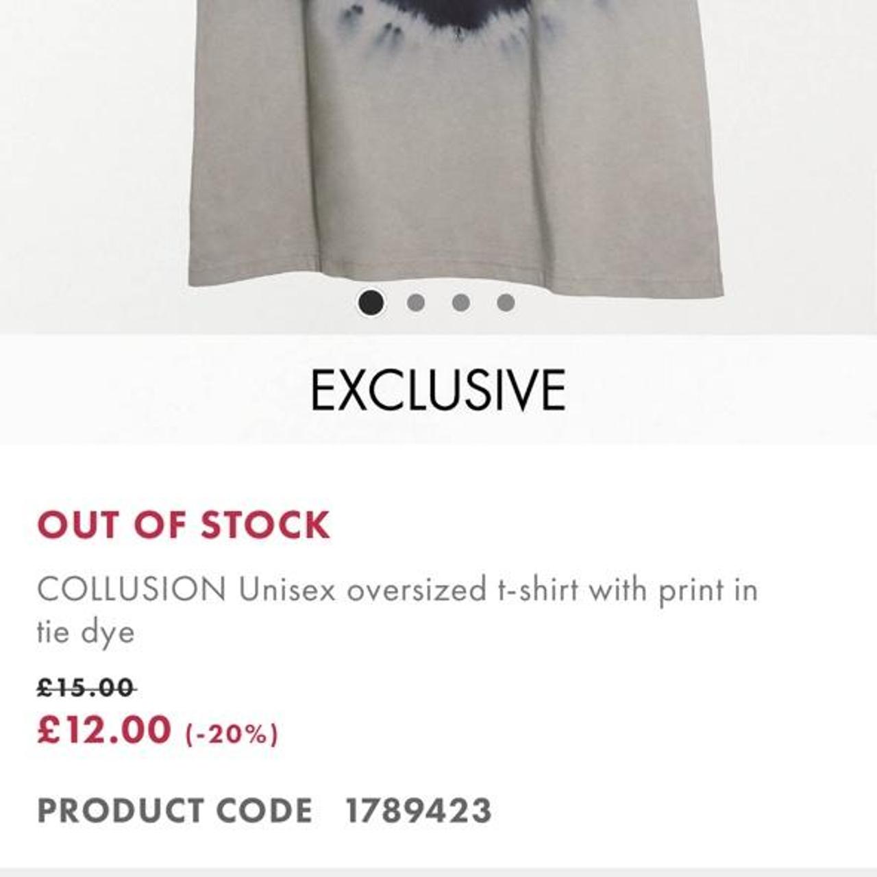 collusion tie dye t shirt