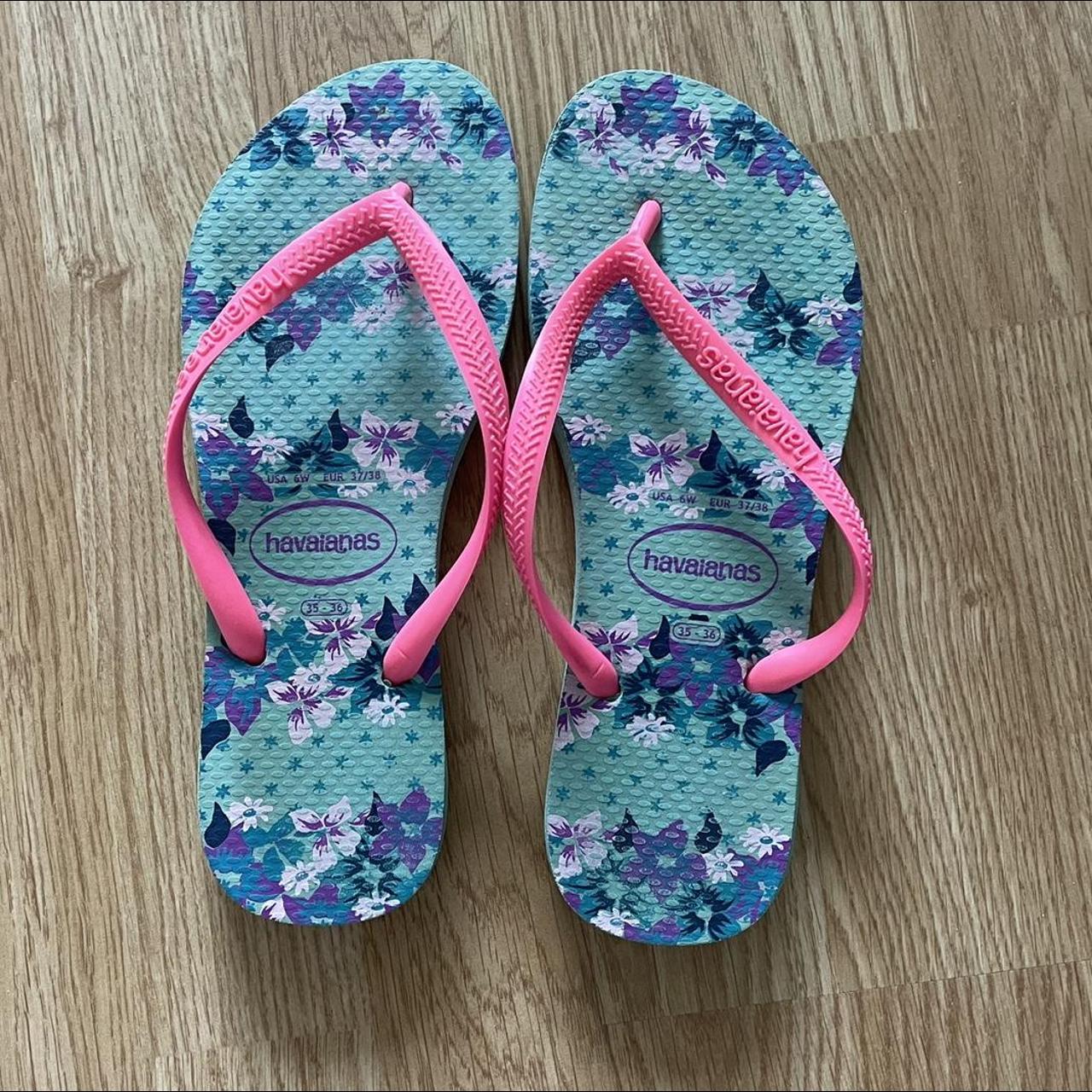 Havaiana flip flops -uk size 4/ eu size... - Depop