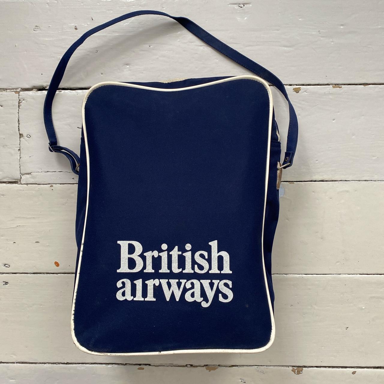 Vintage Retro British Airways Flight Bag Cabin...