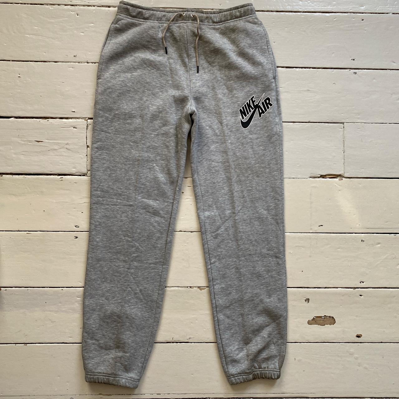 Nike Swoosh Spellout Logo Grey Joggers 🦈 In good... - Depop