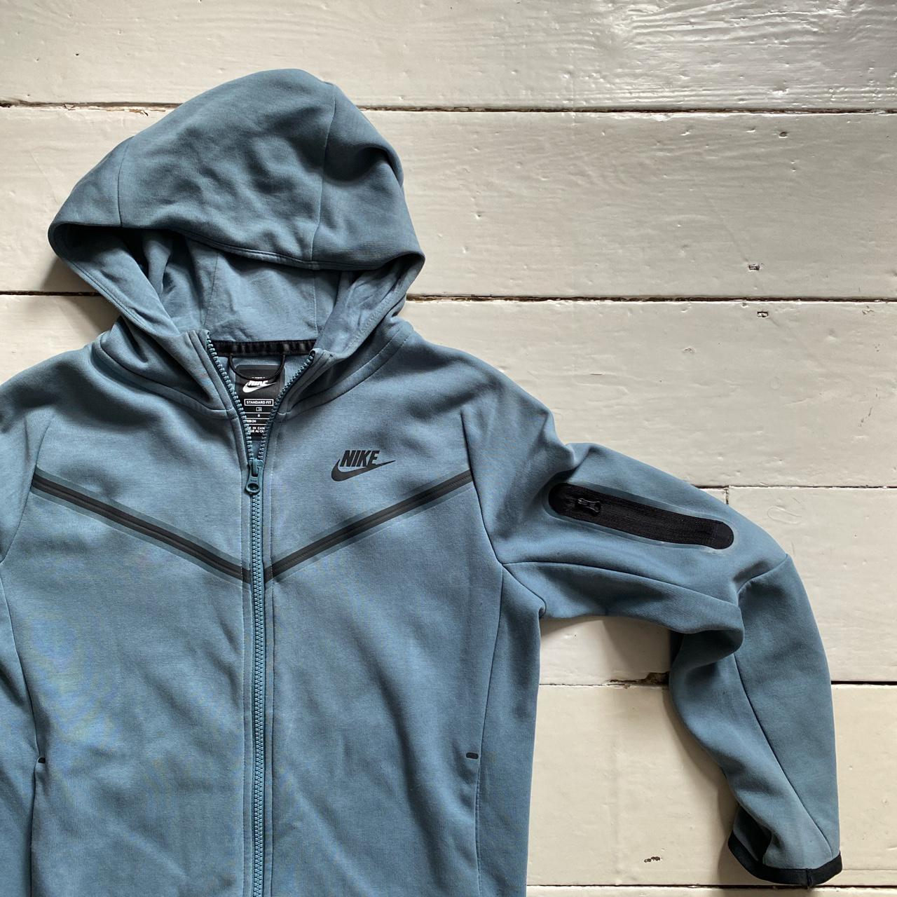 Nike Tech fleece New Season Light Blue hoodie 🥶 In... - Depop