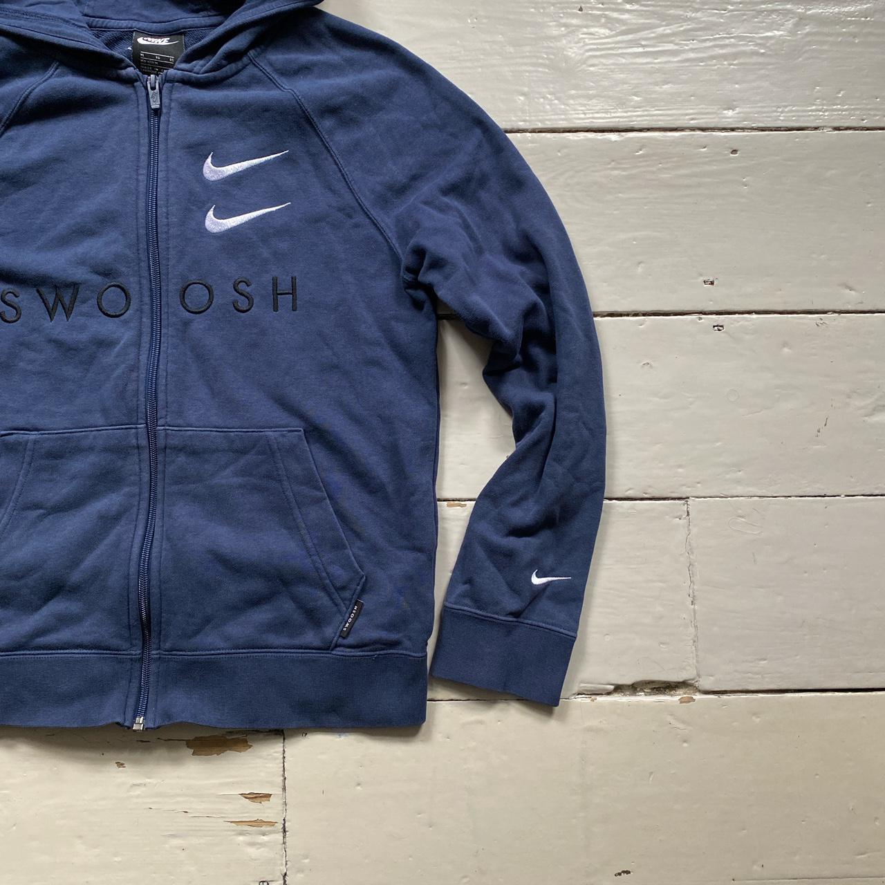 Double swoosh nike discount hoodie