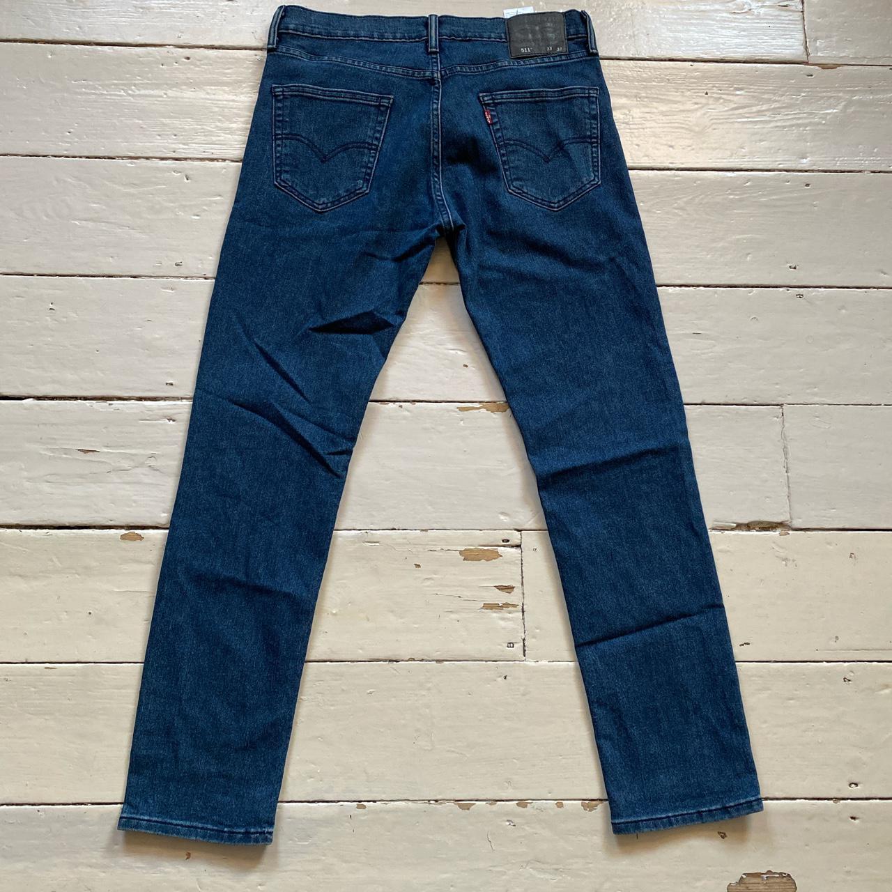 Levis 511 Slim Fit Navy Jeans 👖Classic slim fit,... - Depop