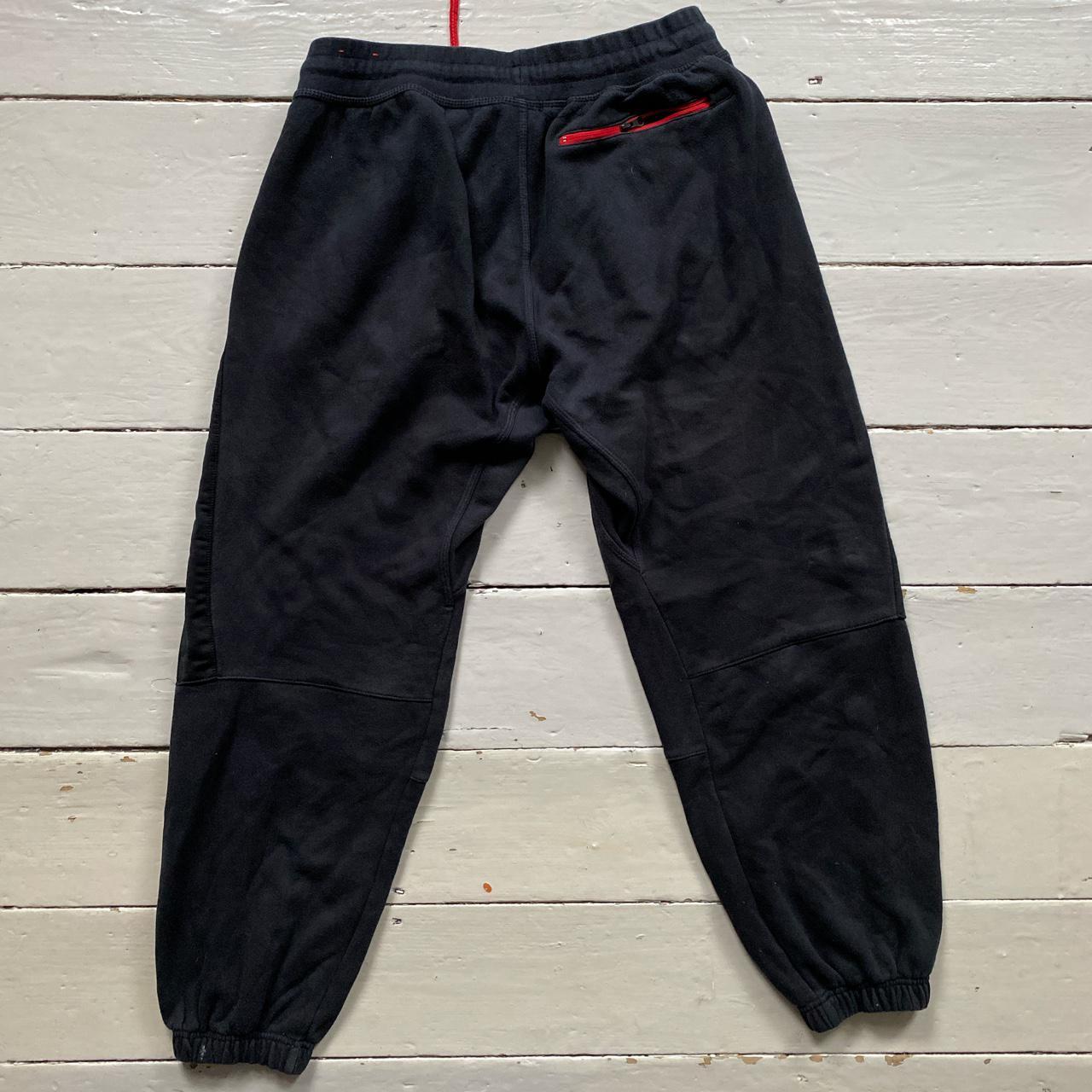 Nike Red Swoosh Black Joggers 🔥 In good condition,... - Depop