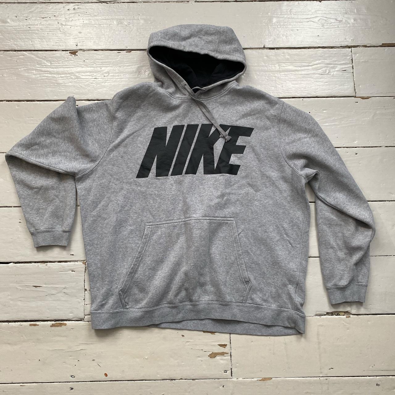 Nike Club Spellout hoodie 💨 In good condition, grey... - Depop