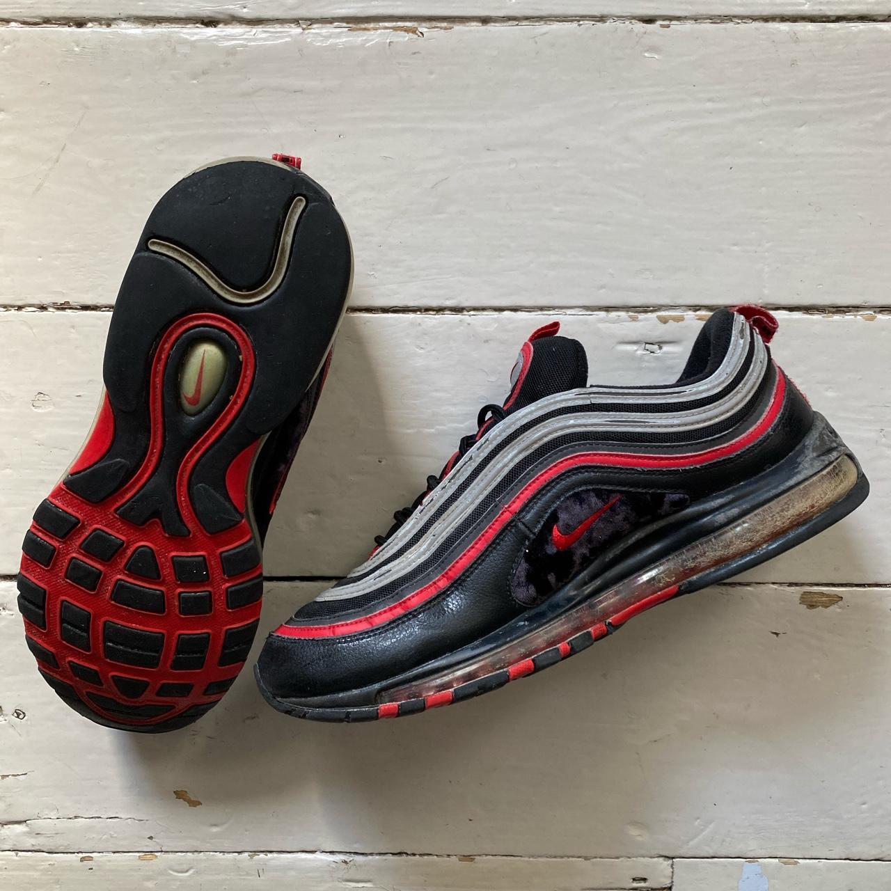 Nike Air Max 97 Reflective Bred 🔥 Some wear in... - Depop