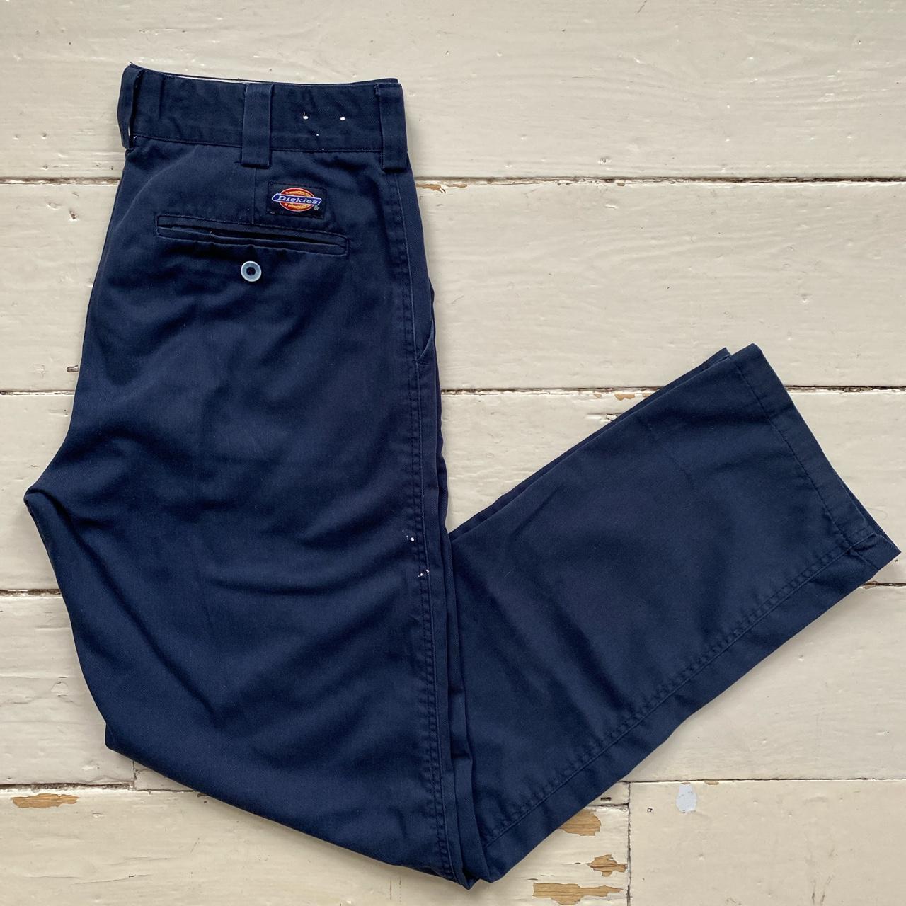 Dickies Navy Blue Trousers 🌊 In goos condition, will... - Depop