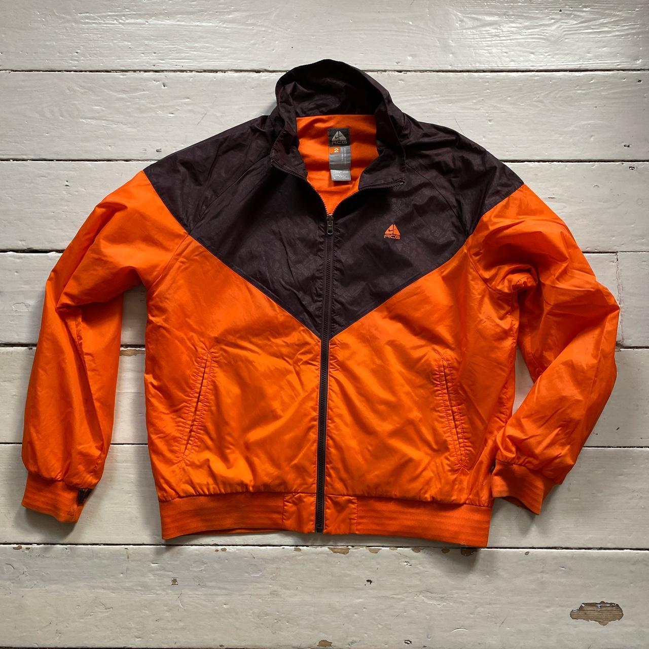 Orange windbreaker nike deals