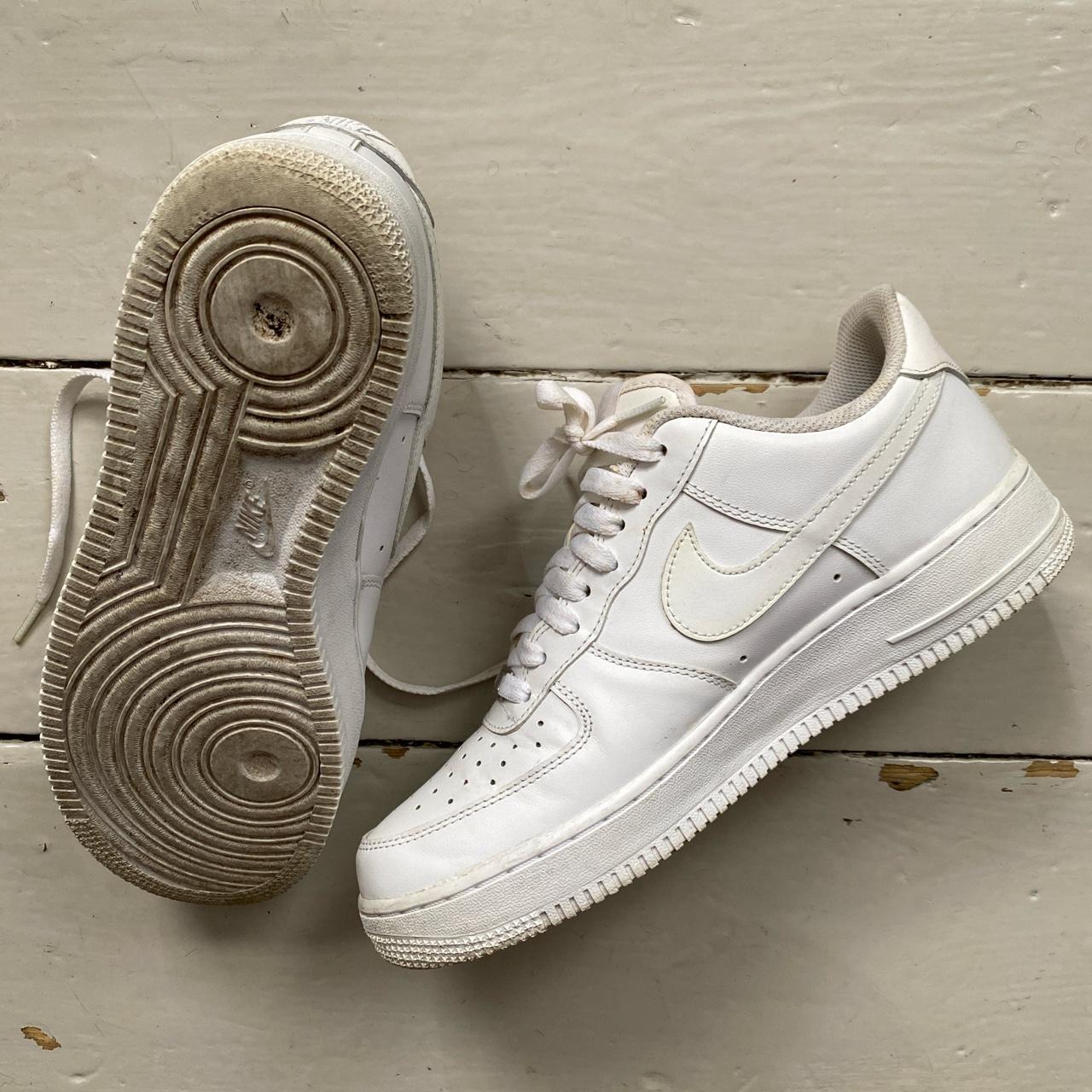 Nike Air Force 1 White 💸 Fresh near new condition... - Depop