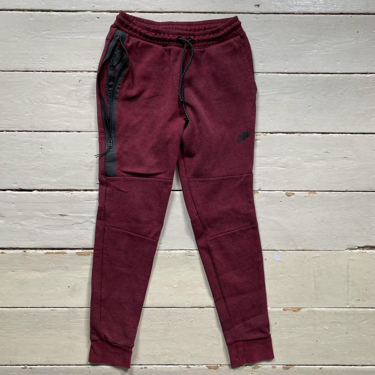 mens burgundy nike joggers