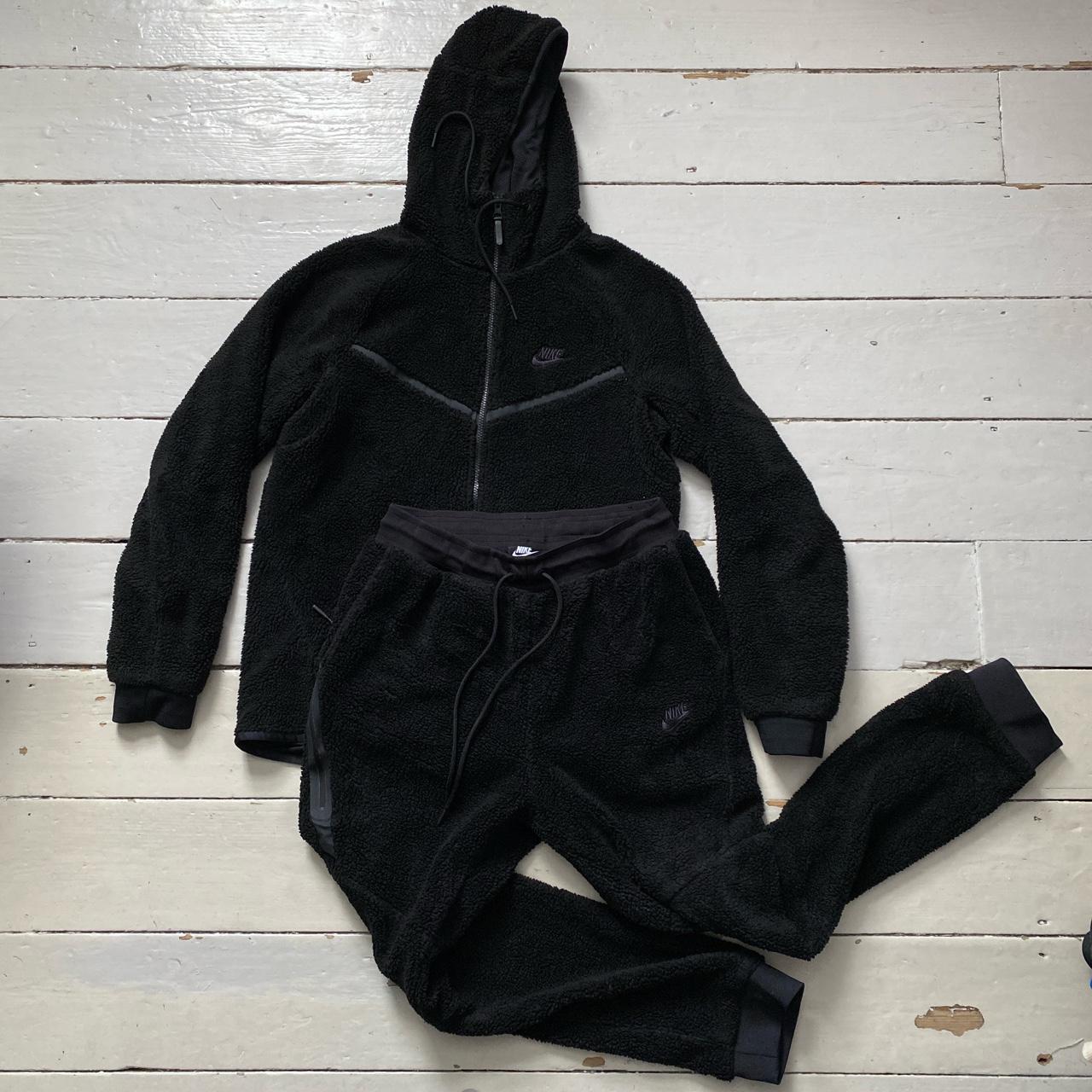 sherpa lined tracksuit bottoms