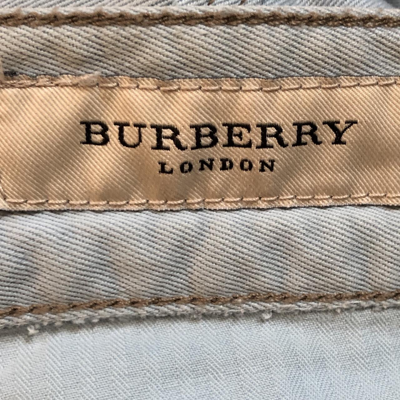 Burberry London Slim Fitting Light Blue Jeans... - Depop