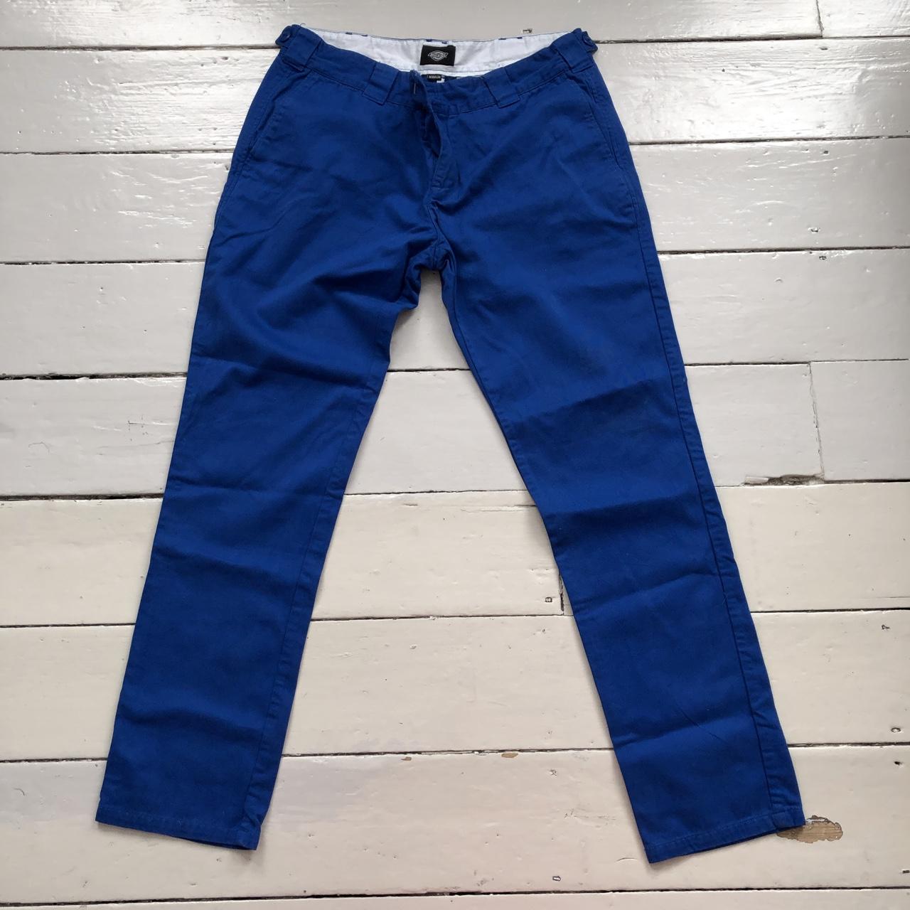 Dickies blue chino style trousers🛒 very good... - Depop