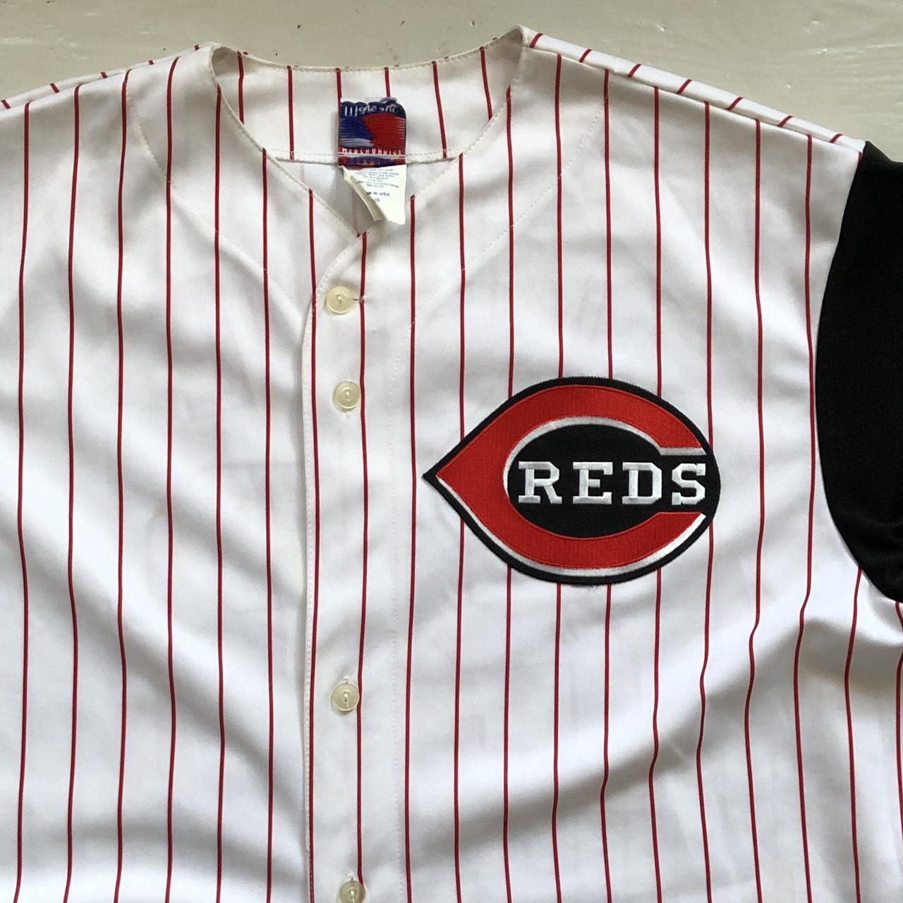 Vintage Majestic Cincinnati Reds Jersey Men's Size - Depop