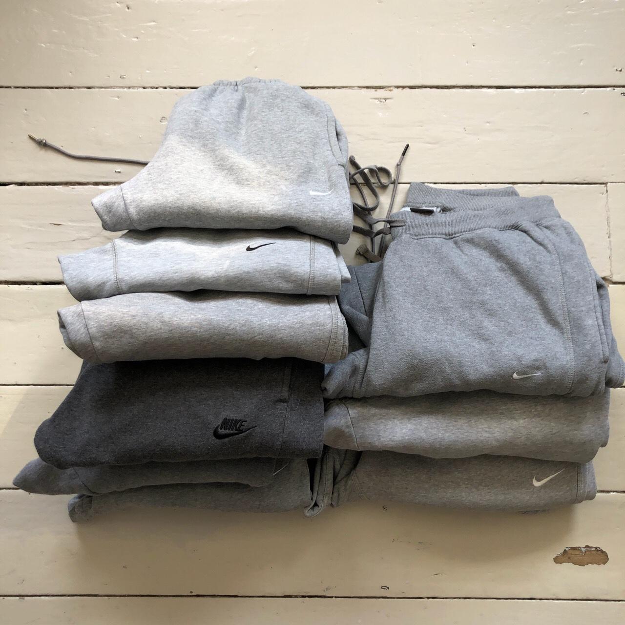 Nike Swoosh Grey Joggers 🐍 Various sizes, all good... Depop