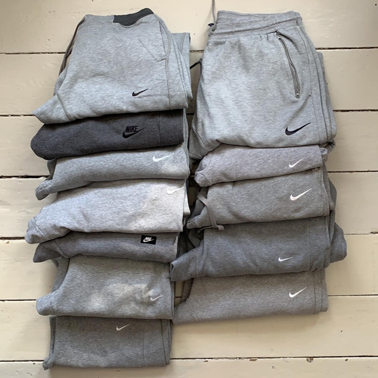 mens grey nike air joggers