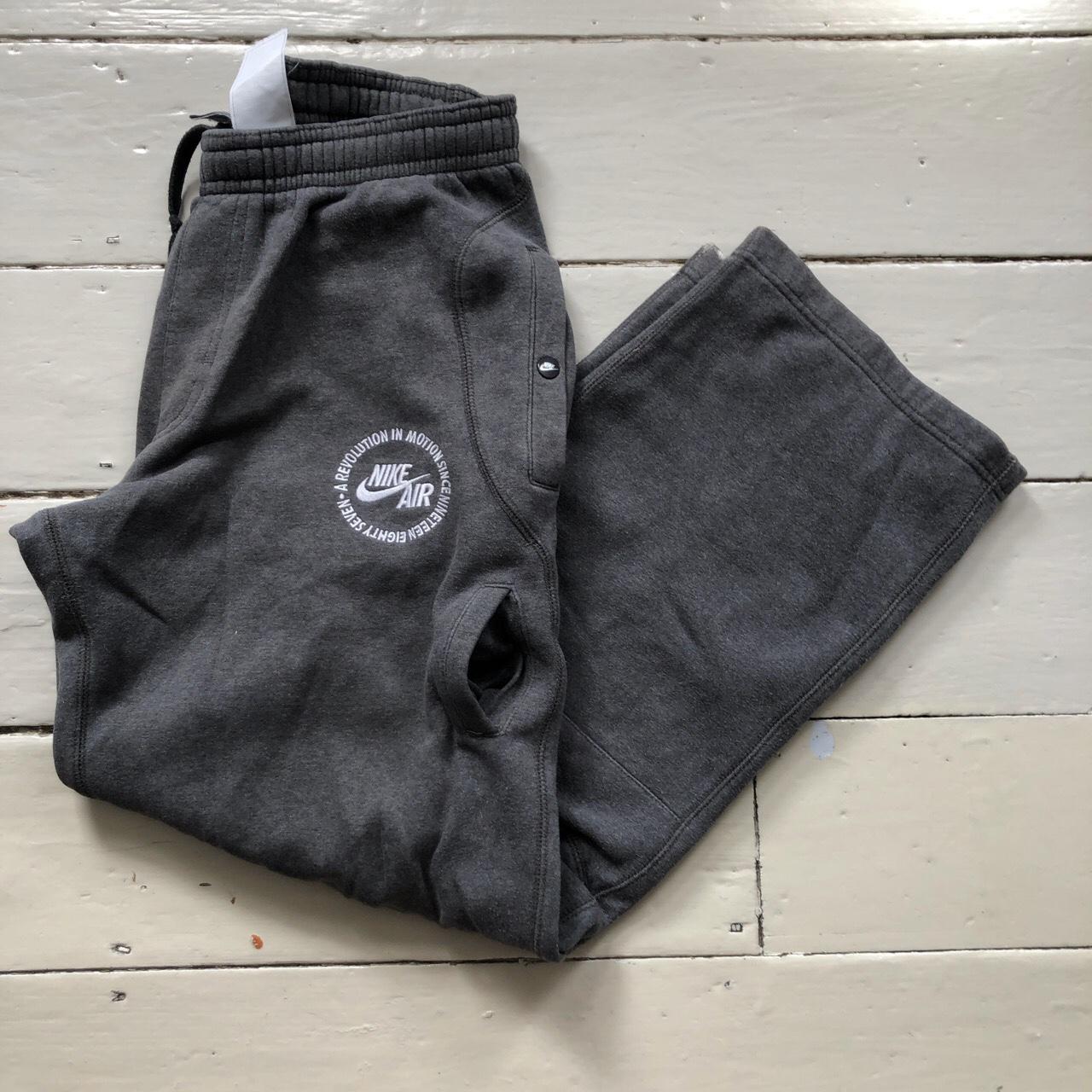 mens grey nike air joggers