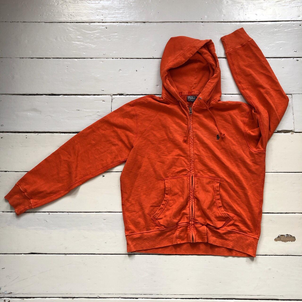 Ralph Lauren orange hoodie 🐎 In very good condition,... - Depop
