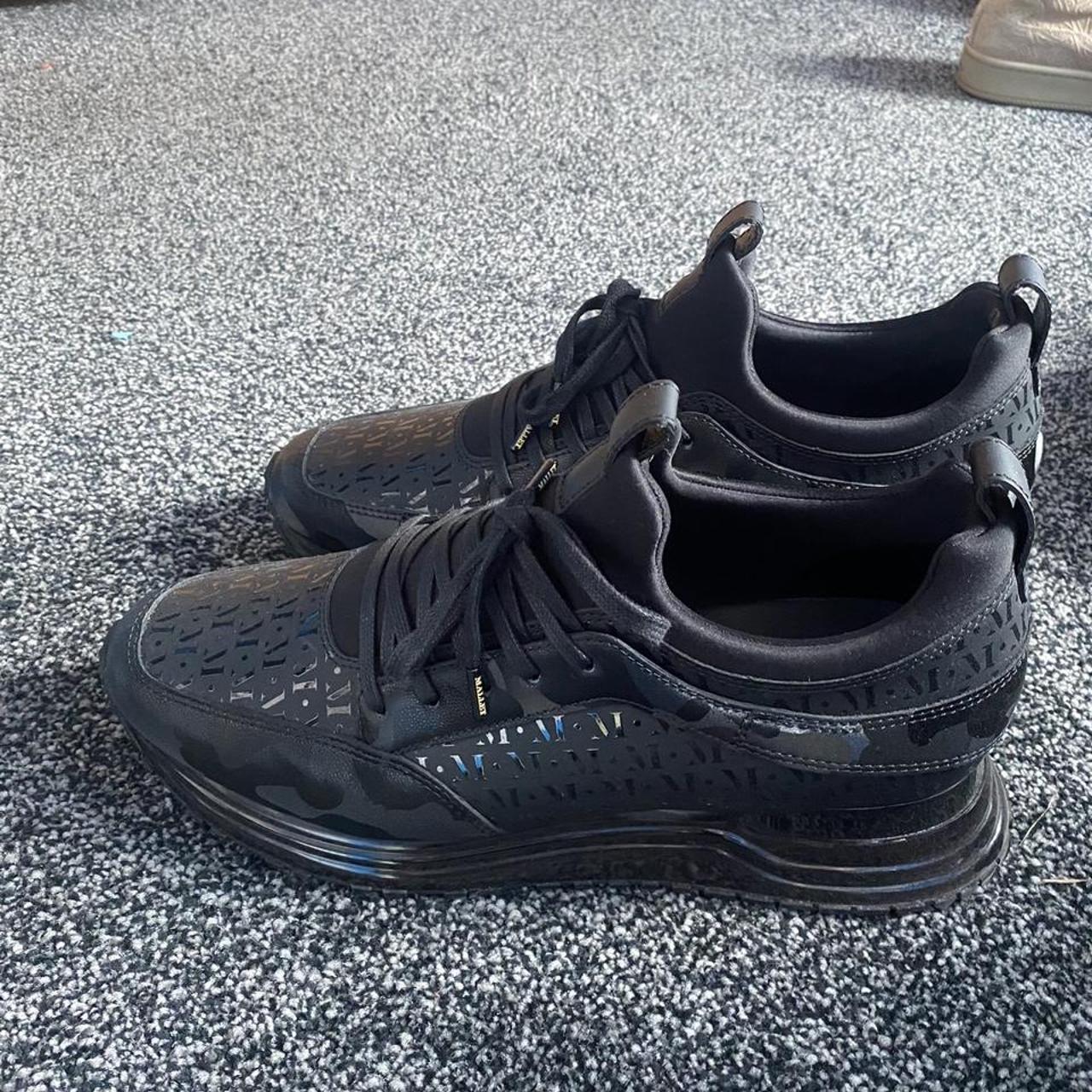 Mallet Men's Black Trainers Depop