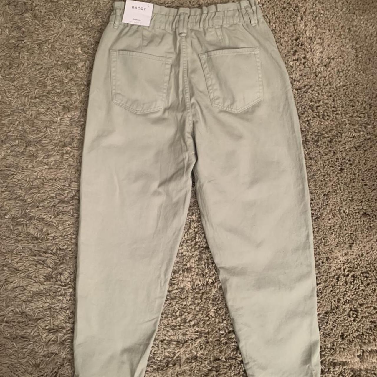 New with tags Stradivarius light green trousers.... - Depop