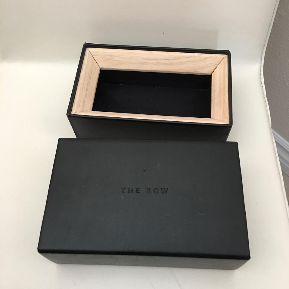 The Row Jewelry Box Black leather box the interior Depop