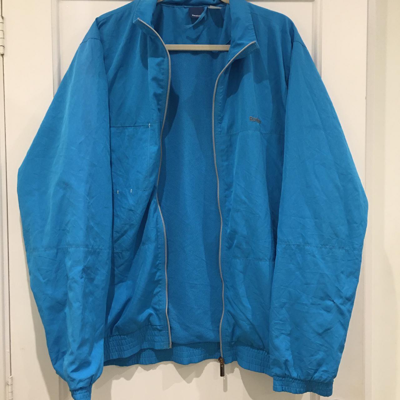 Vintage Reebok windbreaker jacket size xl - Depop