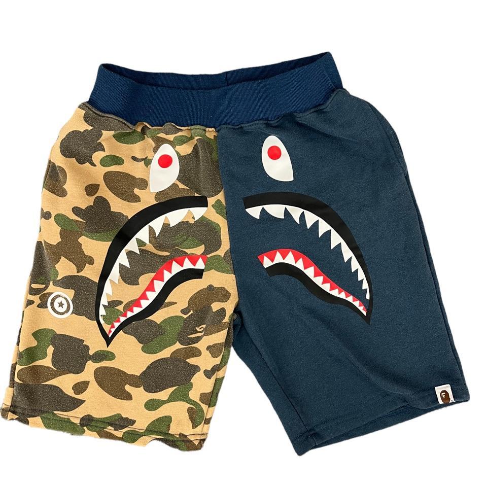 A Bathing Ape Authentic Shark Mouth Shorts Size: - Depop