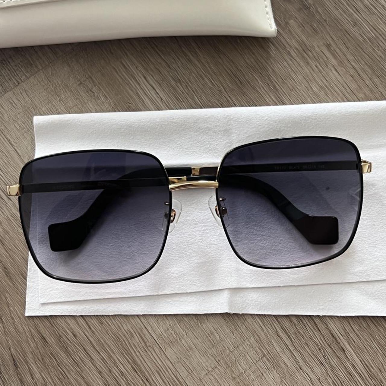 VEDI VERO sunglasses with beautiful gold details and... - Depop